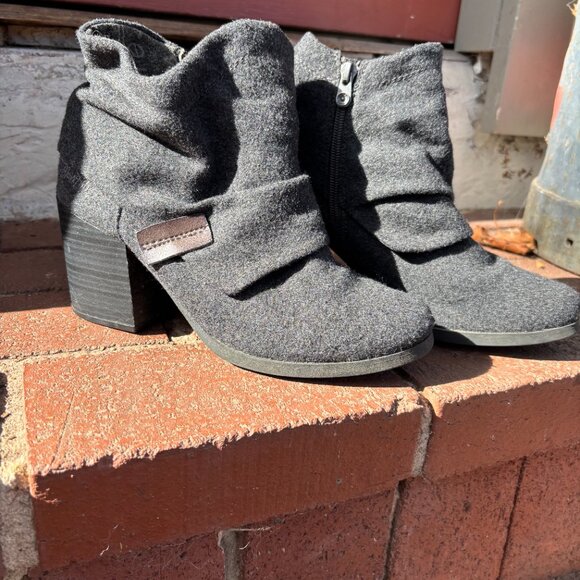 Blowfish Dressy Gray Boots - Size 7 - Picture 1 of 9
